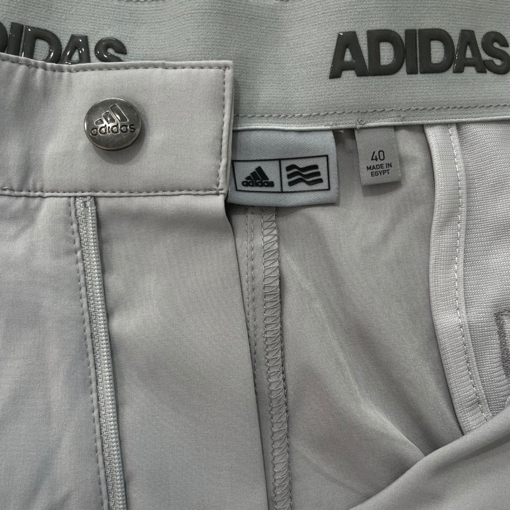 Adidas Mens Ultimate 365 Golf Shorts 40 Light Grey 10" Performance Stretch UPF - Picture 2 of 5